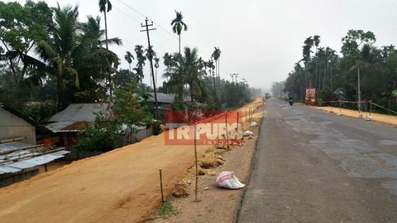 Rs. 462 crores Agartala-Udaipur double-lane construction work gets momentum after one year of laying foundation stone 